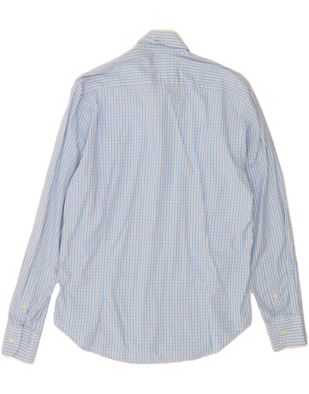 BEST COMPANY Mens Shirt Small Blue Check Vintage Best Company and Second-Hand Best Company from Messina Hembry 