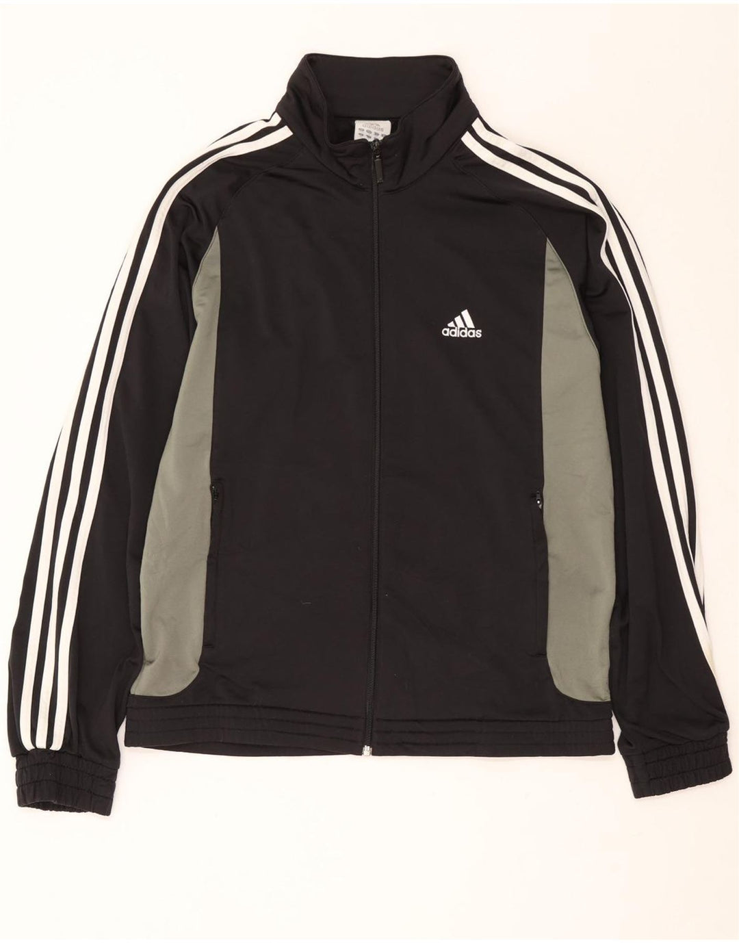 ADIDAS Chaqueta superior de chándal con gráfico para hombre UK 40/42 Medium Black Colourblock