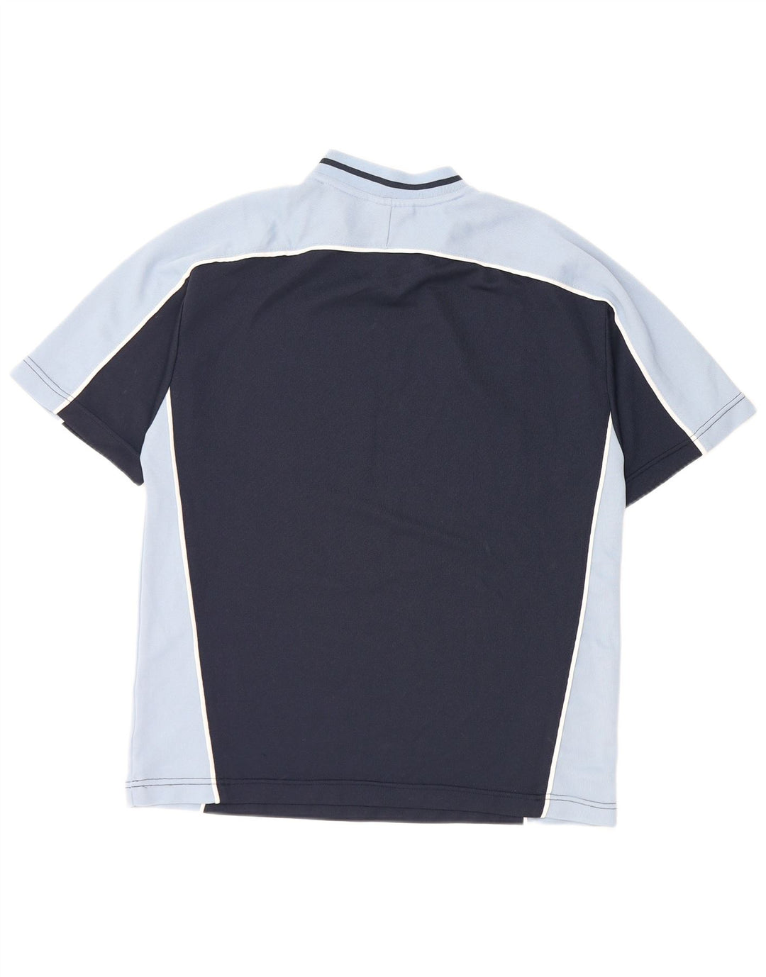 Camiseta Umbro Hombre Top Medium Azul Marino Colorblock Poliéster