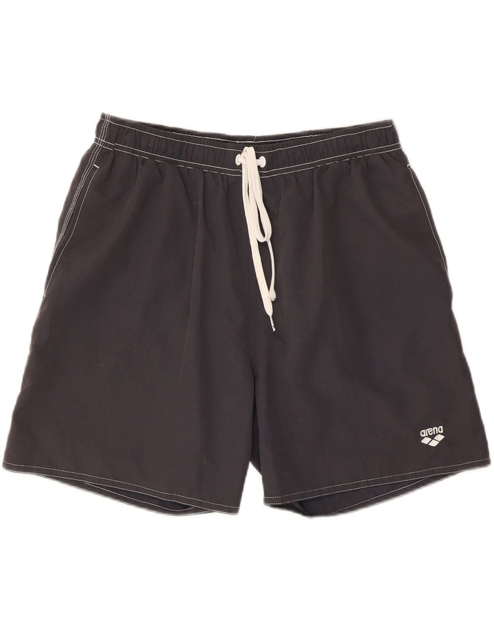 ARENA Mens Sport Shorts 2XL  Grey Polyester Vintage Arena and Second-Hand Arena from Messina Hembry 