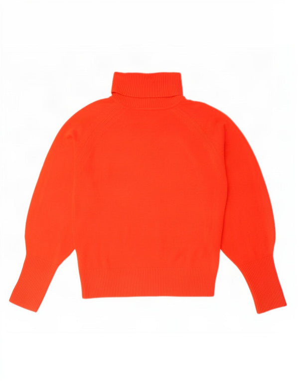 Marks & Spencer Suéter con cuello vuelto para mujer UK 10 Pequeño Acrílico rojo