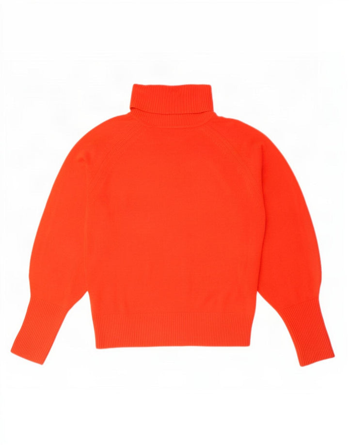 Marks & Spencer Suéter con cuello vuelto para mujer UK 10 Pequeño Acrílico rojo