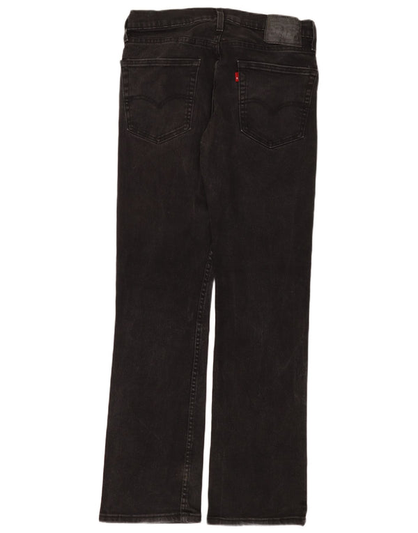 Levi's Hombre 527 Vaqueros Bootcut W30 L32 Algodón Negro