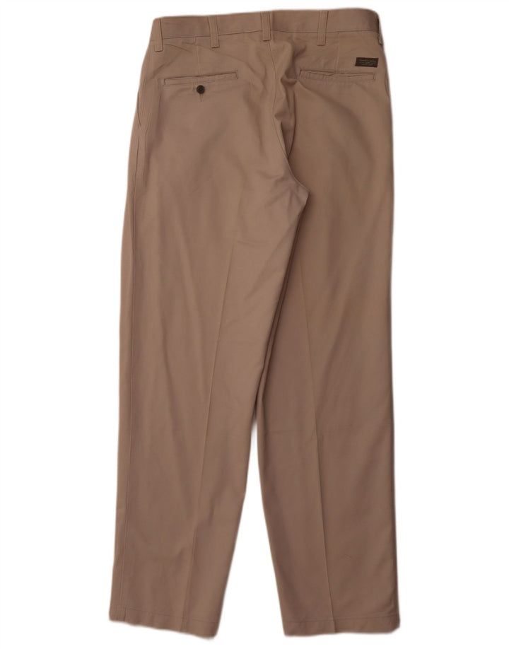 LEE Pantalones chinos con pinzas para hombre W34 L30 Algodón beige