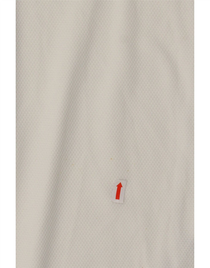 AUSTRALIAN L'ALPINA Polo para hombre IT 56 3XL Blanco Colorblock Poliéster