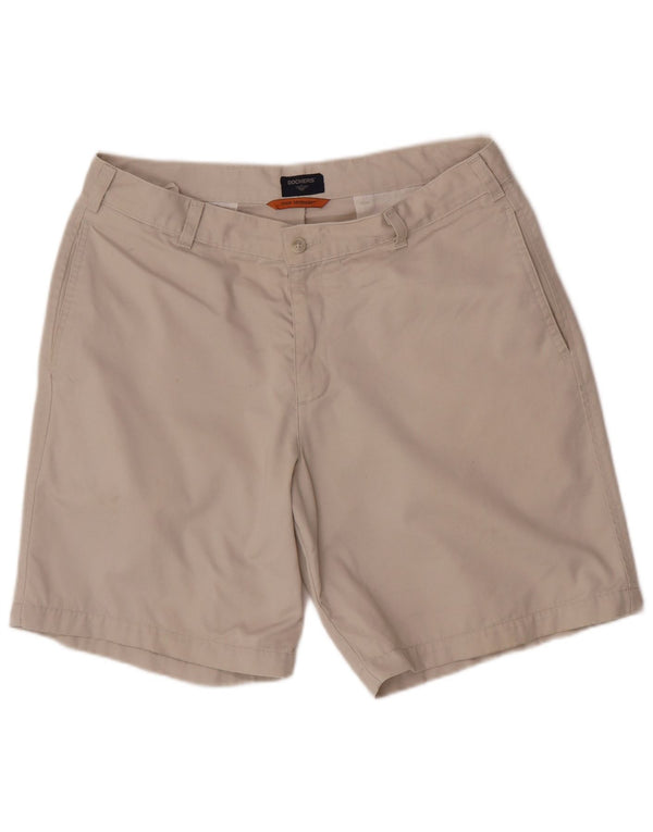 Dockers Pantalones cortos chinos de ajuste regular para hombre W34 Algodón beige grande