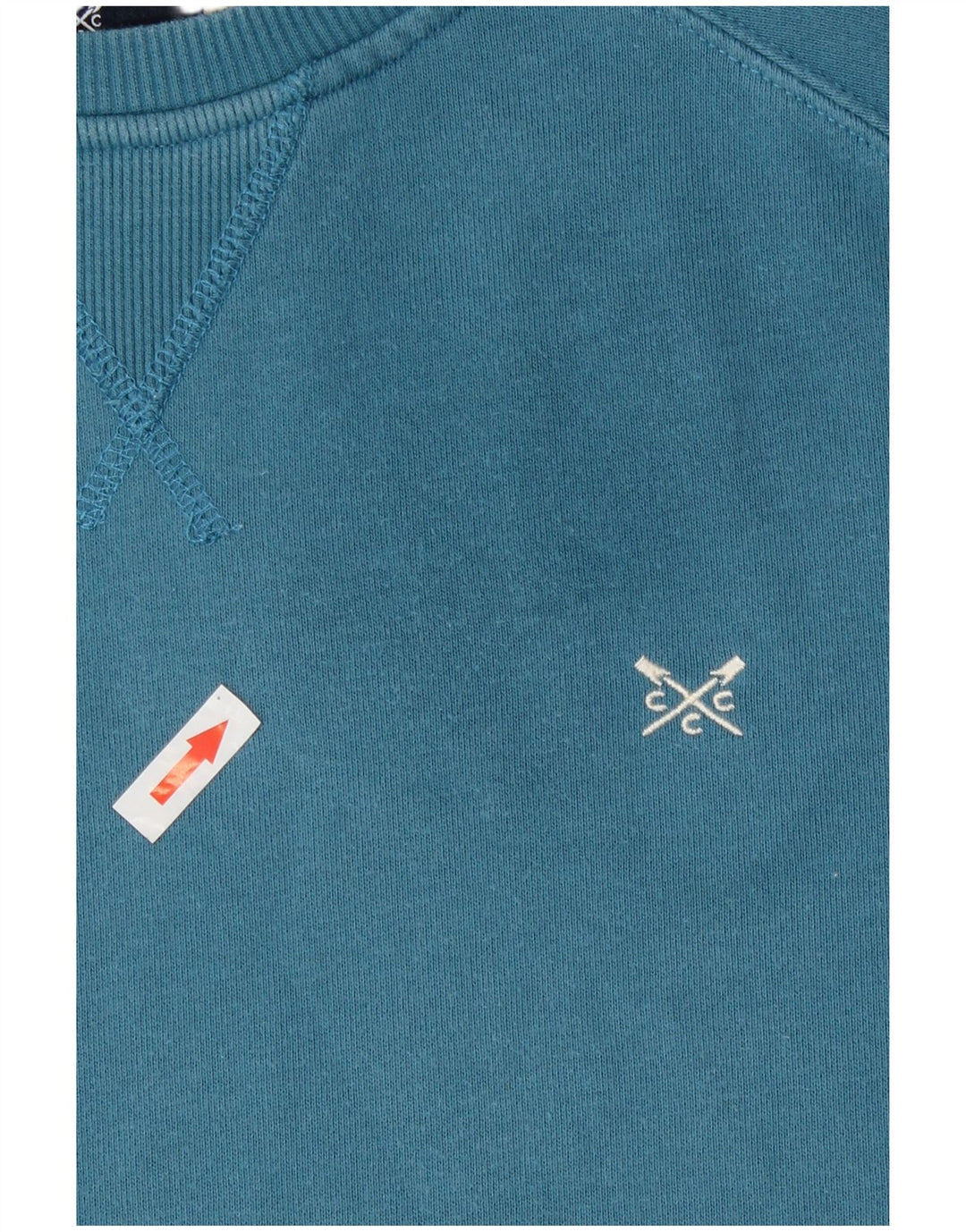 Crew Clothing Sudadera para mujer Jumper UK 14 Algodón azul medio
