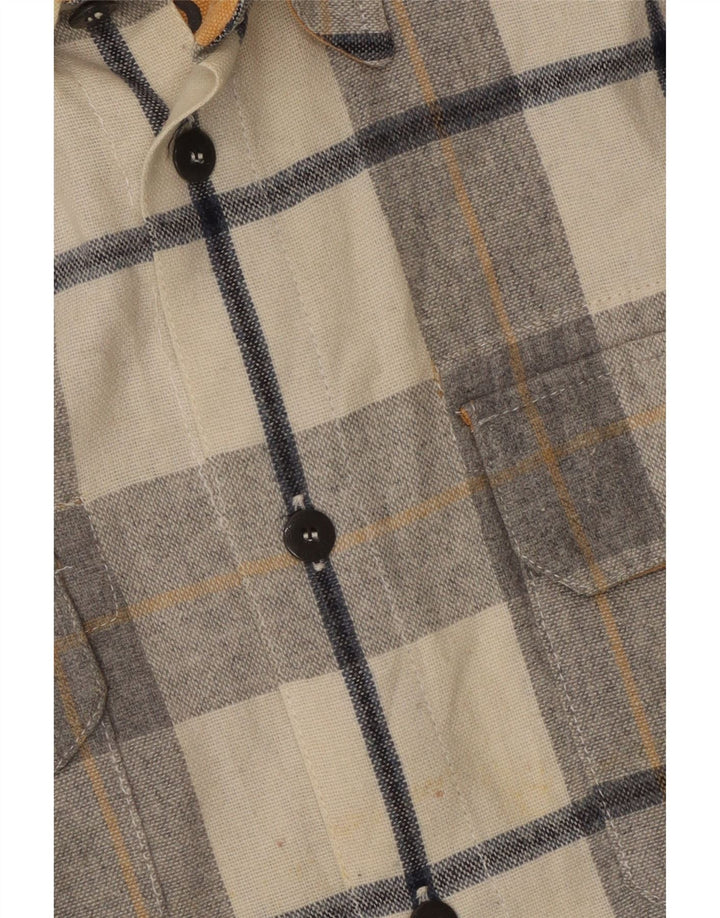 Murphy & Nye Camisa De Franela Para Hombre Acrílico A Cuadros Multicolores Pequeños
