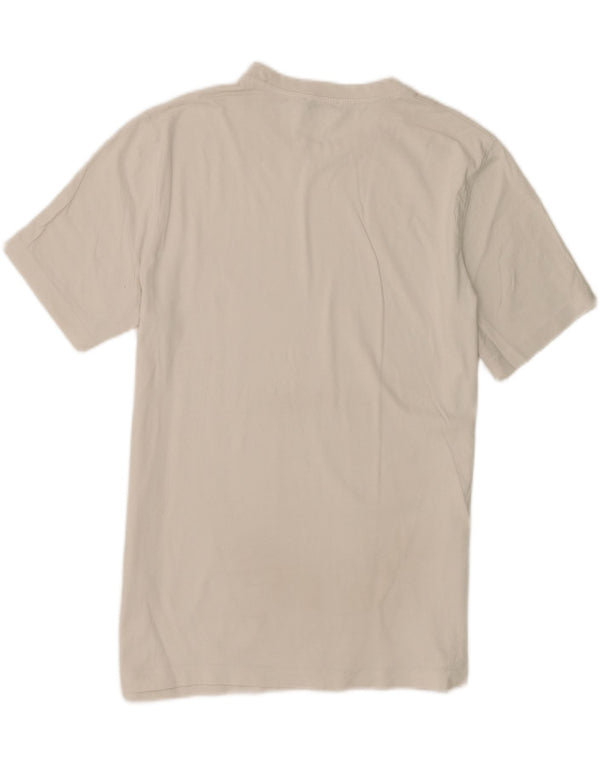 Zara Hombre Camiseta Top Medium Blanco Algodón