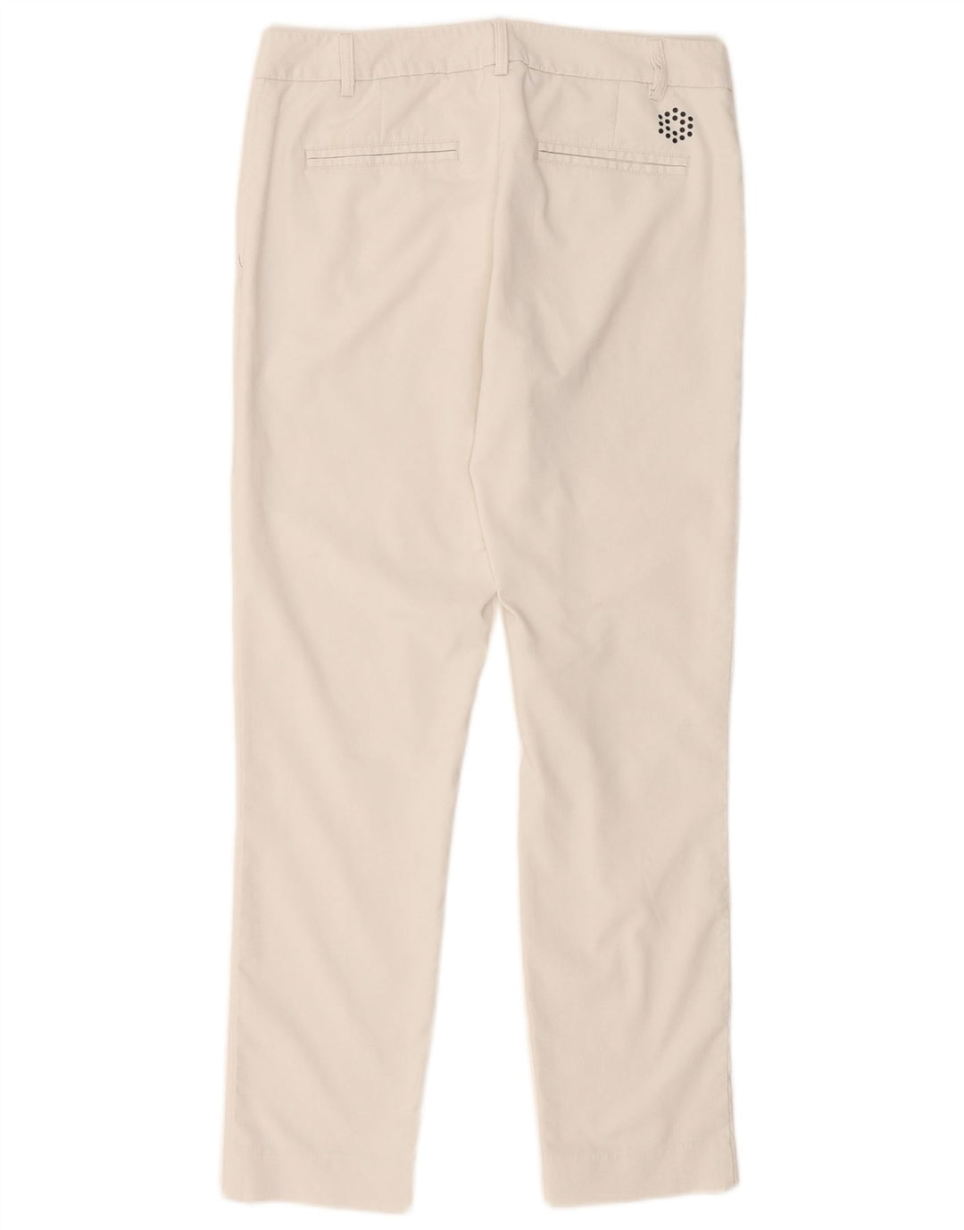 Puma Pantalones chinos ajustados para mujer UK 10 Small W32 L28 Poliéster blanco