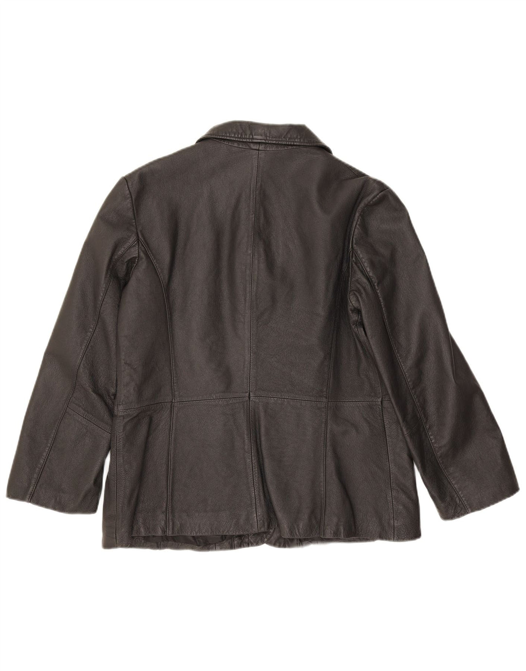 Conbipel Chaqueta Blazer de Cuero con 3 Botones para Mujer IT 48 XL Negro