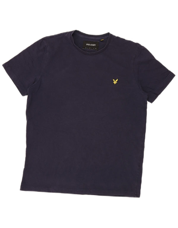 Camiseta Lyle & Scott Hombre Top Medium Azul Marino Algodón
