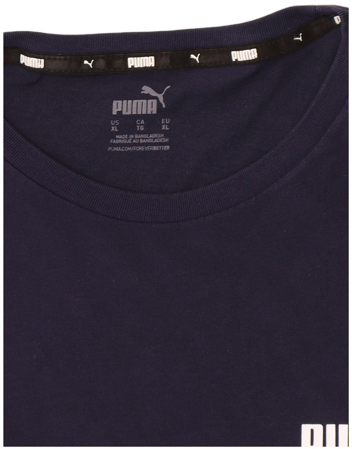Camiseta Puma Hombre Graphic Top XL Azul Marino