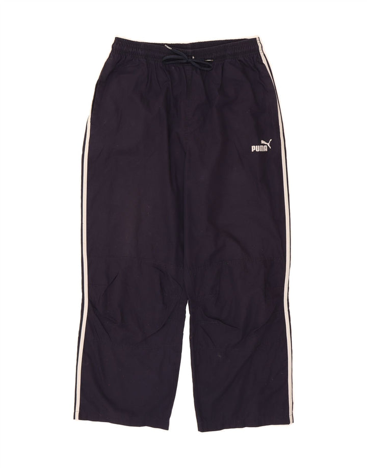 PUMA Mens Tracksuit Trousers Medium  Navy Blue Polyester Vintage Puma and Second-Hand Puma from Messina Hembry 