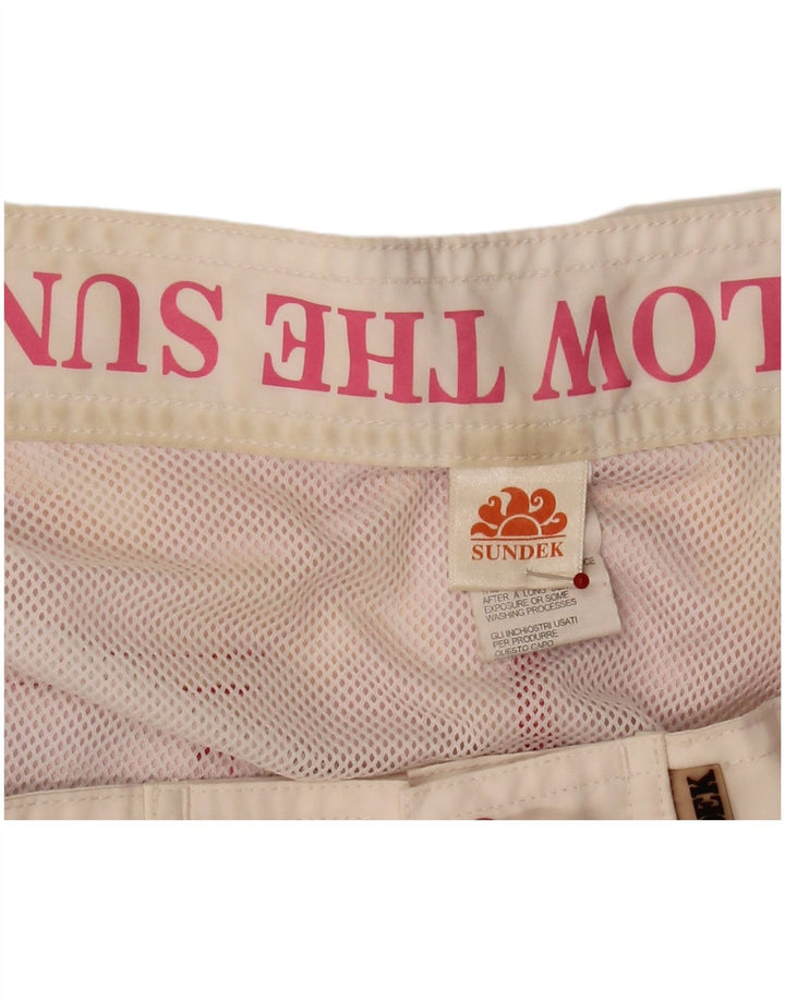 Sundek Bañador Hombre Poliéster Floral Rosa Grande