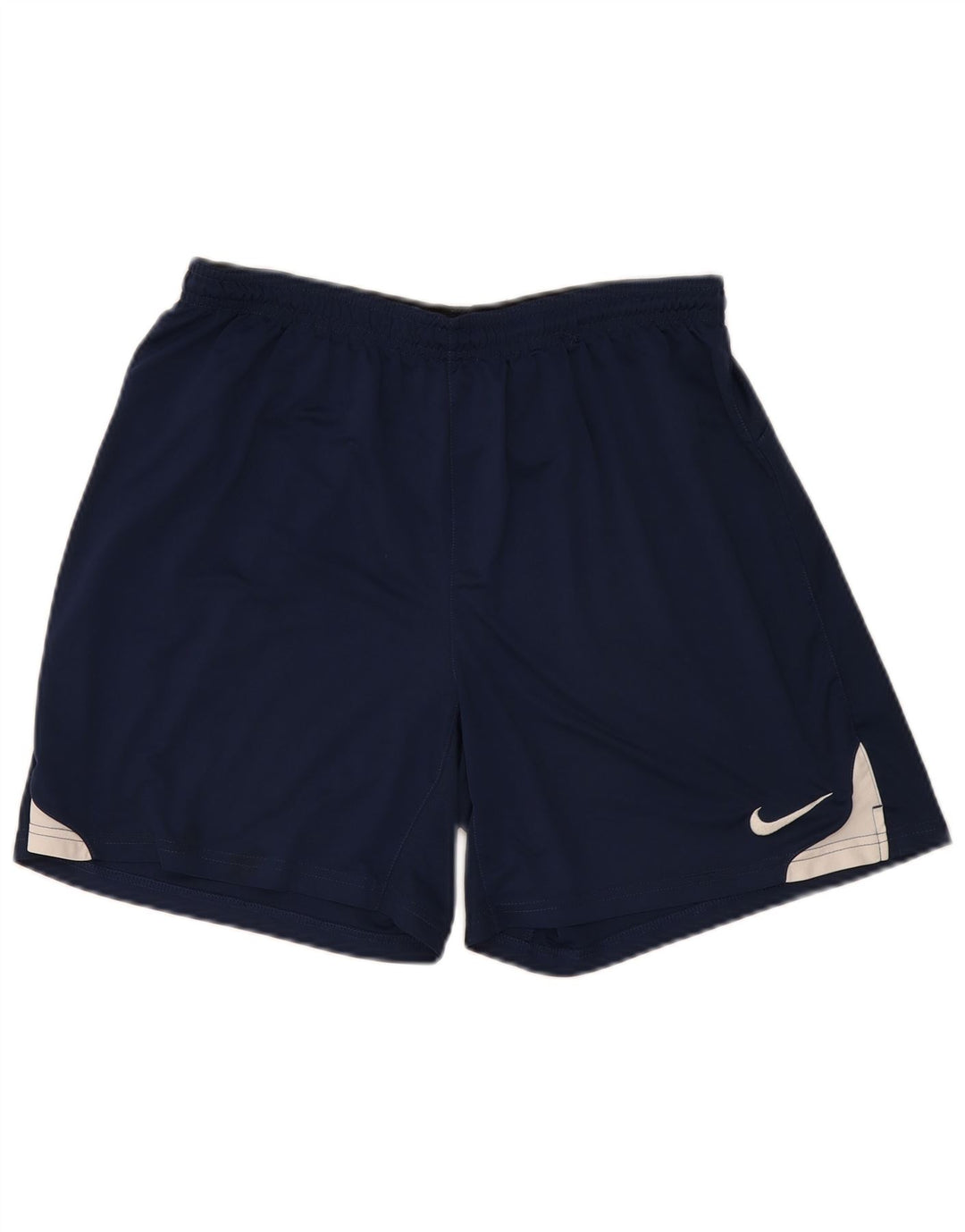 Nike Pantalones cortos deportivos para hombre XL Azul marino Colorblock Poliéster
