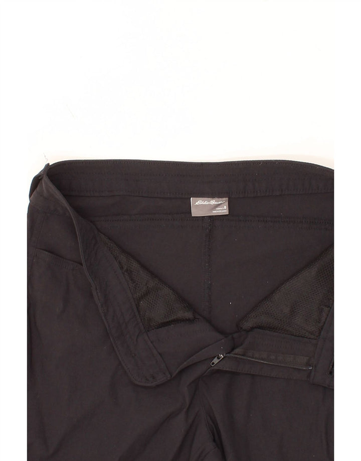 EDDIE BAUER Womens Casual Trousers US 8 Medium W26 L31  Black Nylon Vintage Eddie Bauer and Second-Hand Eddie Bauer from Messina Hembry 