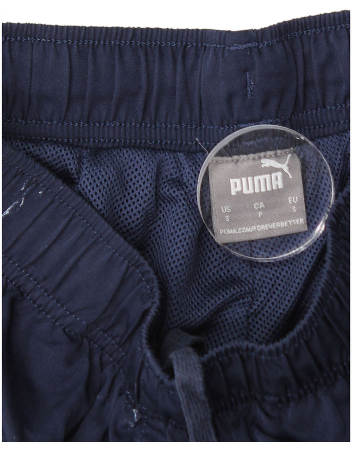 PUMA Pantalones de chándal para hombre Joggers Small Azul marino Poliéster