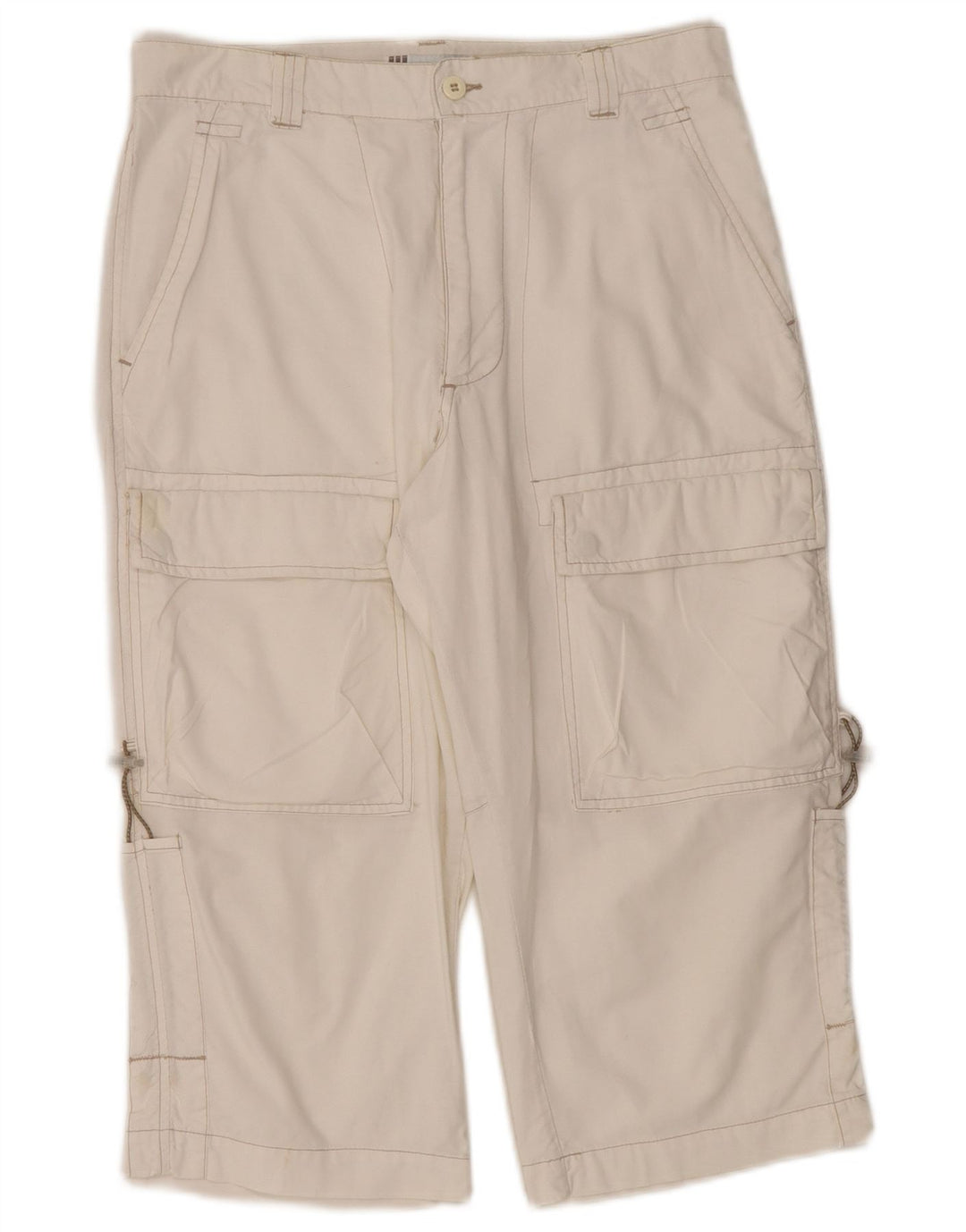Fordocks Bermudas cargo para mujer IT 44 Medium W30 Algodón blanco roto