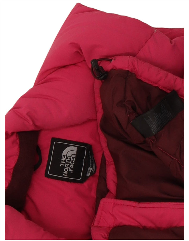 The North Face Chaleco acolchado para mujer UK 10 Pequeño poliéster rosa