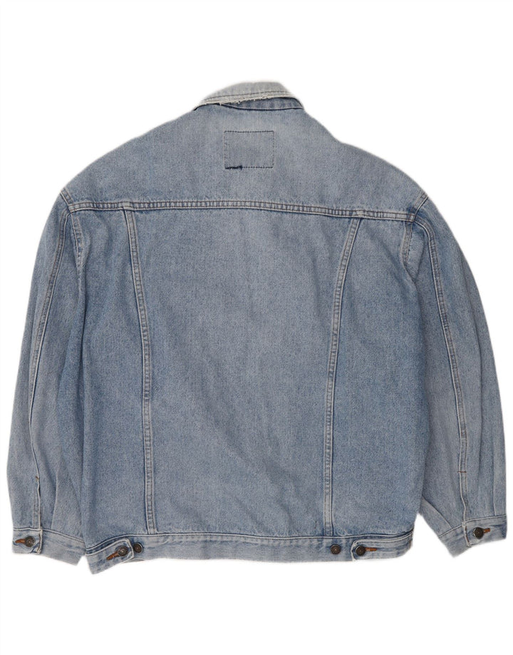 Casucci Chaqueta vaquera para hombre UK 40 Grande Algodón azul