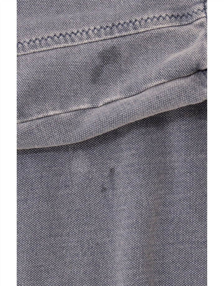 Sudadera con capucha y cuello con cremallera para hombre de Fat Face, jersey de algodón azul grande
