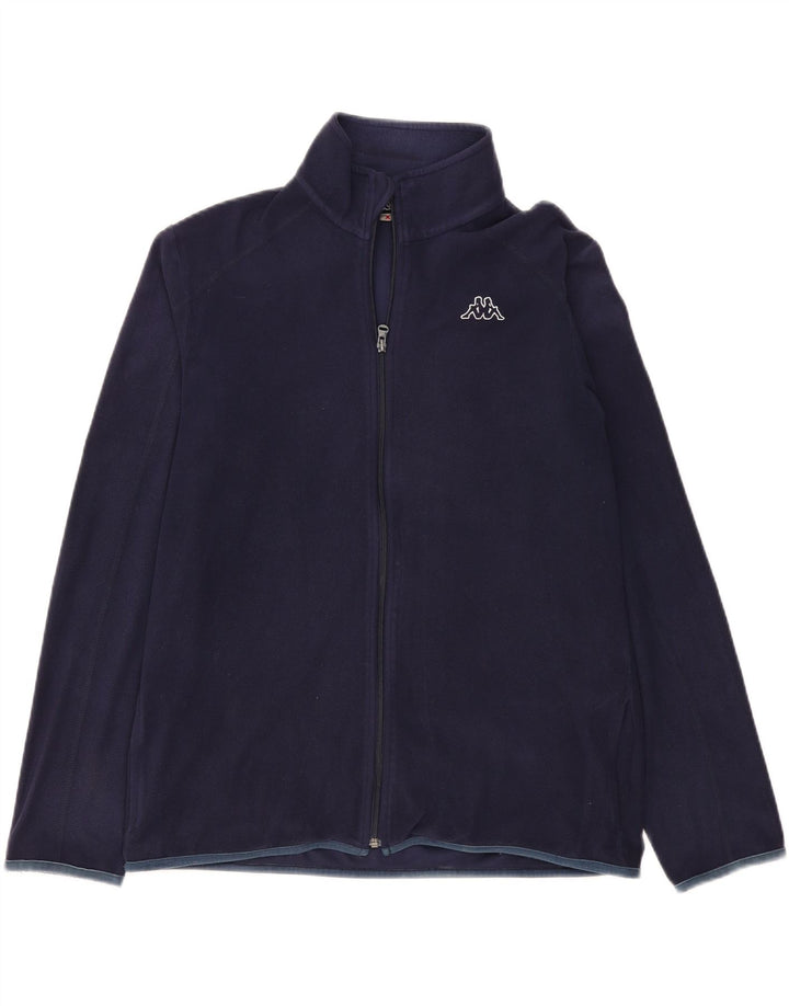 KAPPA Chaqueta polar para hombre UK 42 XL Azul marino Poliéster
