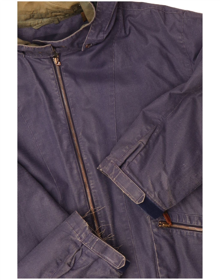 TIMBERLAND Chaqueta impermeable con capucha Weathergear para hombre Reino Unido 40 Grande Azul marino