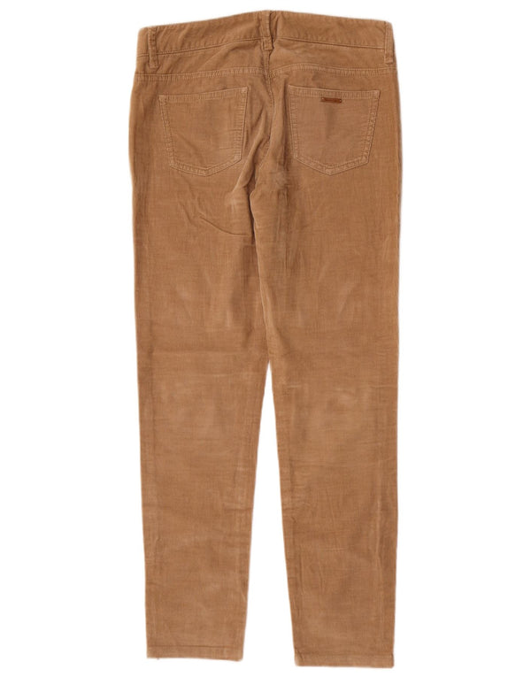 Massimo Dutti Pantalón Slim De Pana Mujer EU 38 Small W28 L29 Beige