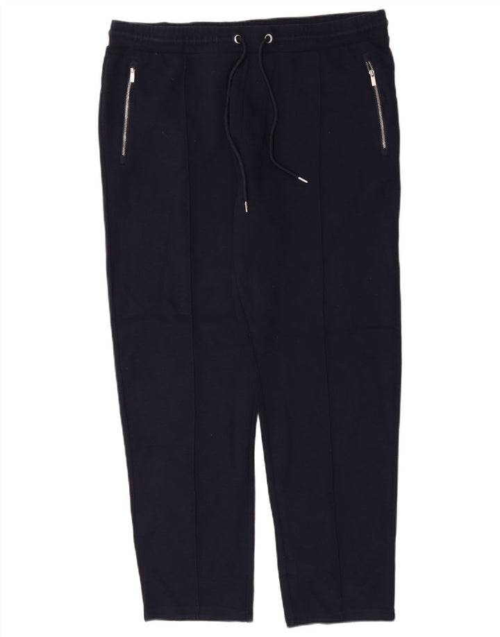 Autograph Pantalones de chándal para hombre UK 46 Large Azul marino Poliéster
