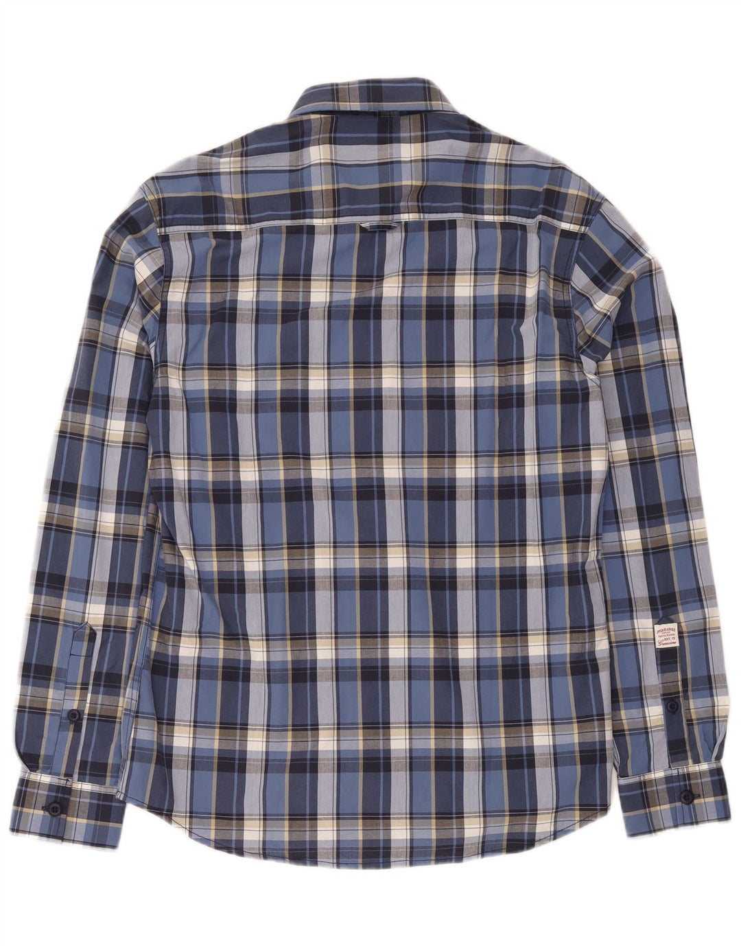 Jack & Jones Camisa Hombre XL Azul Cuadros Algodón