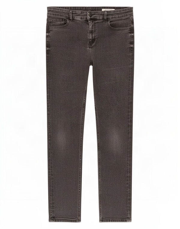 Marks & Spencer Vaqueros rectos para mujer UK 14 Large W32 L30 Algodón negro