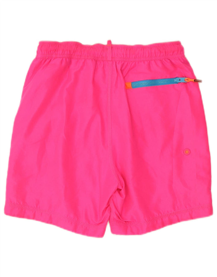 SUPERDRY Shorts de baño gráficos para mujer UK 40 Small Pink Poliéster