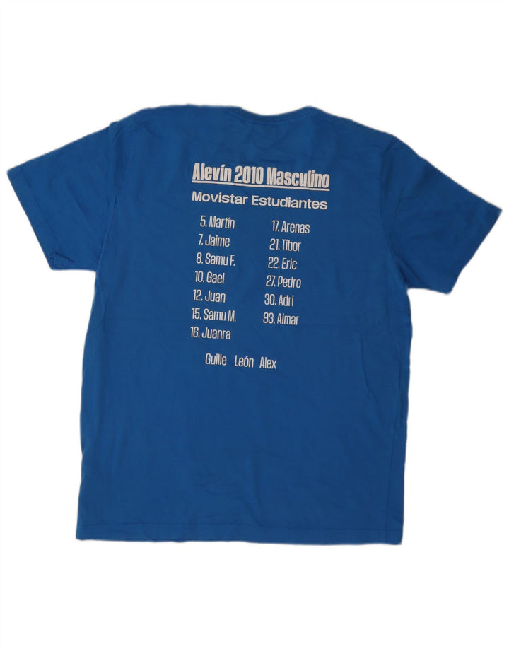 Puma - Camiseta gráfica para hombre, talla grande, algodón azul