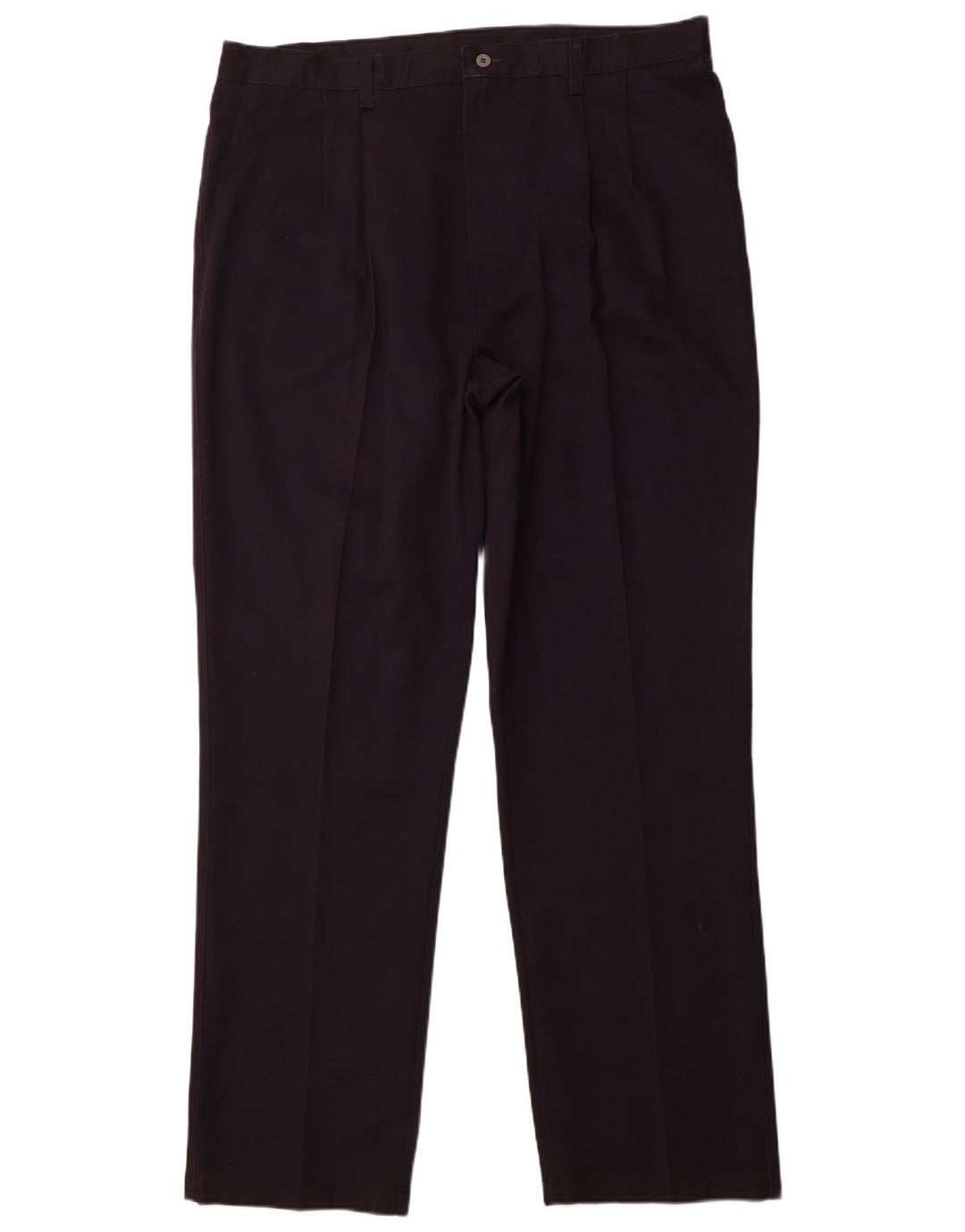 WRANGLER Pantalón chino con pinzas para hombre W40 L34 Algodón azul marino