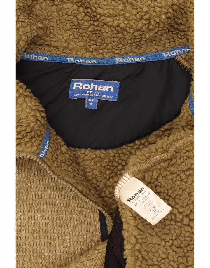 Rohan Hombre Chaqueta De Chándal Superior Acrílico Color Block Caqui Medio
