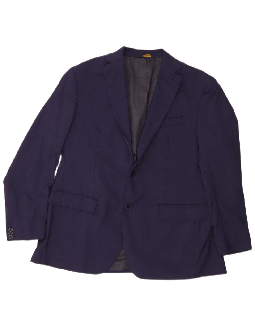 Pierre Cardin Chaqueta Blazer de 2 Botones para Hombre UK 40 Grande Lana Azul Marino