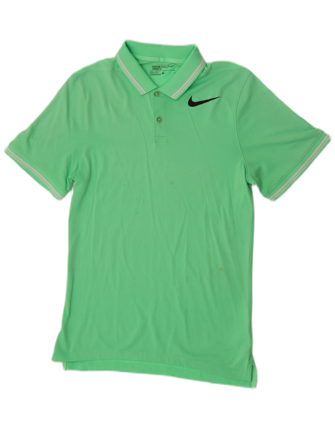 Polo Nike Hombre Pequeño Verde Poliéster Deportes