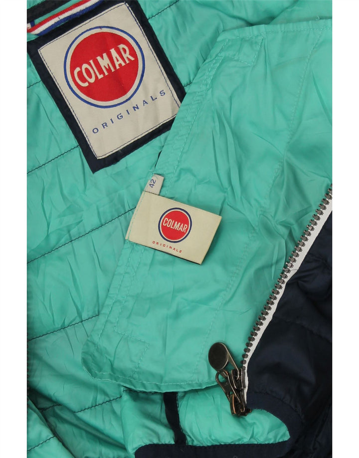 COLMAR Chaqueta acolchada con capucha para mujer IT 42 Medium Azul marino