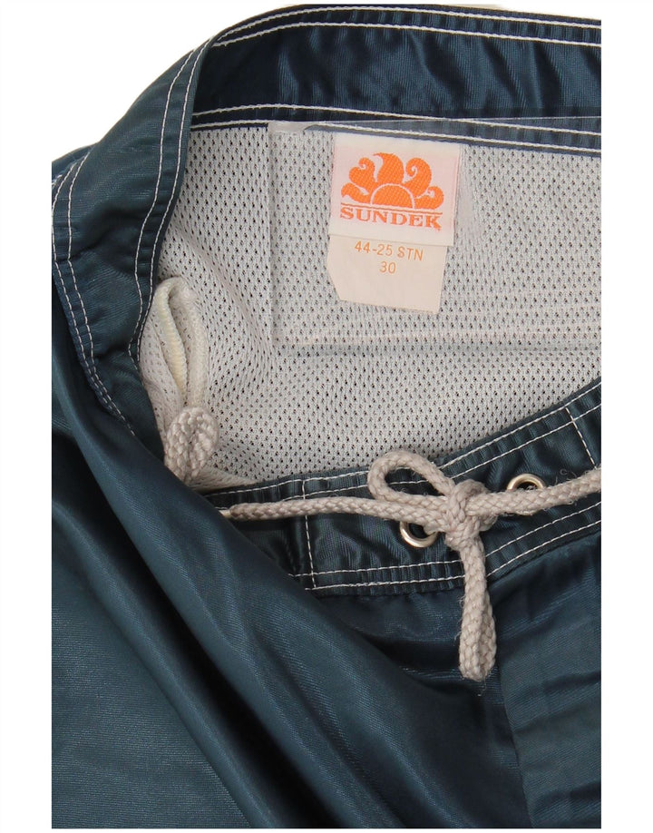 Sundek Bañador Hombre Mediano Nylon A Rayas Azul Marino
