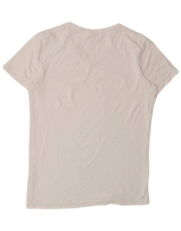 Scotch & Soda - Camiseta para hombre, talla grande, color blanco