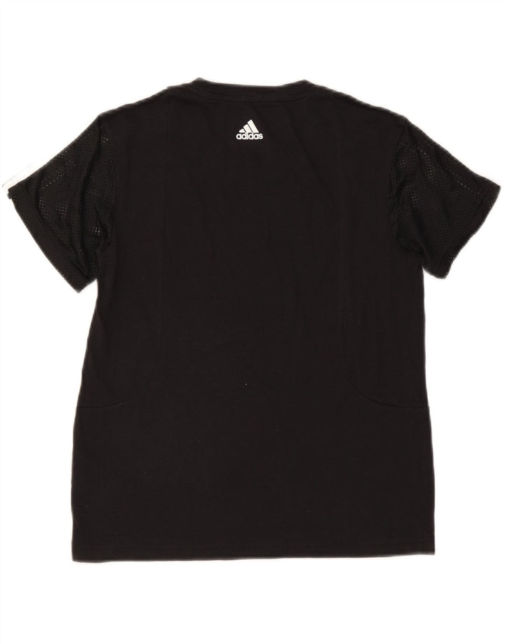 Adidas Camiseta Mujer Top UK 8/10 Small Negro Poliéster