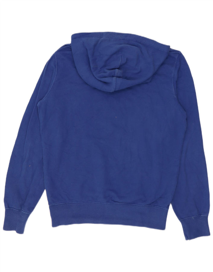CHAMPION Jersey con capucha gráfica para hombre Algodón azul medio