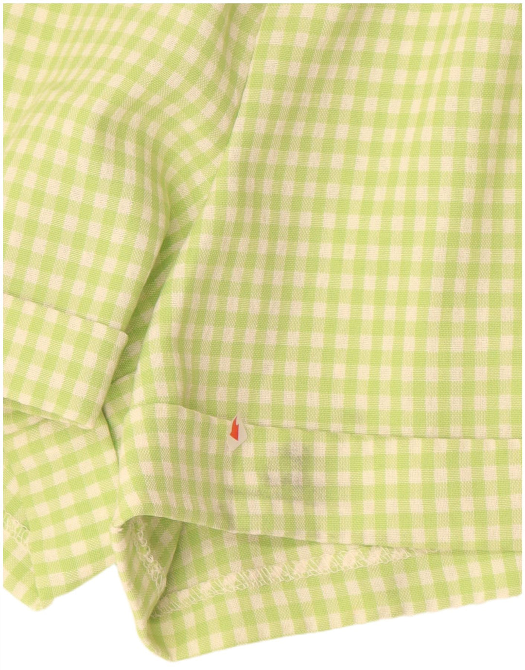 PIMKIE Pantalones cortos chinos de cintura alta para mujer IT 44 Medium W26 Green Gingham