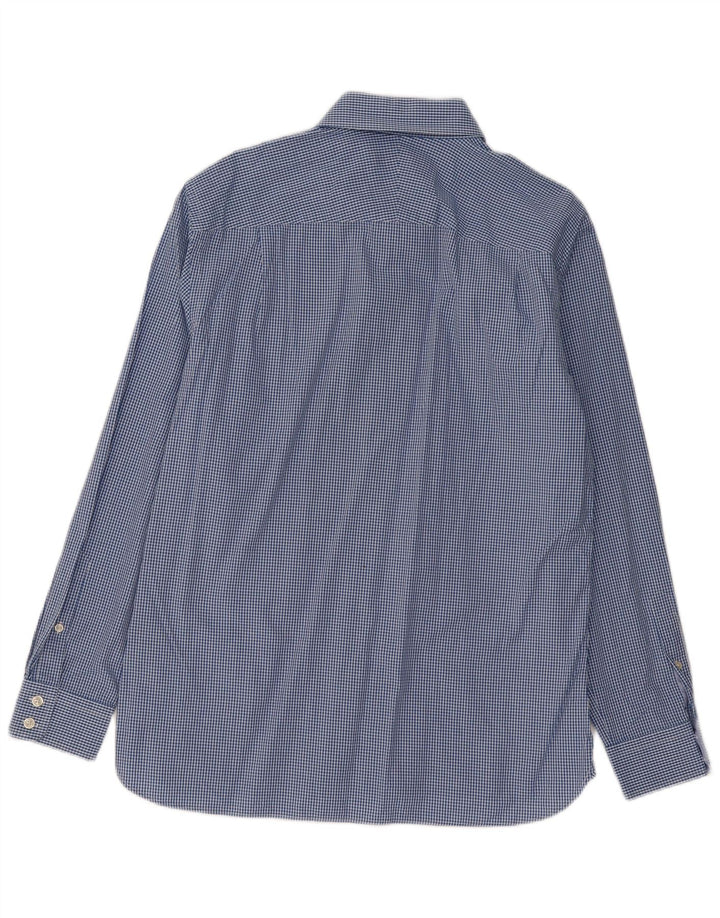 Jaeger camisa para hombre talla 16 grande azul guinga