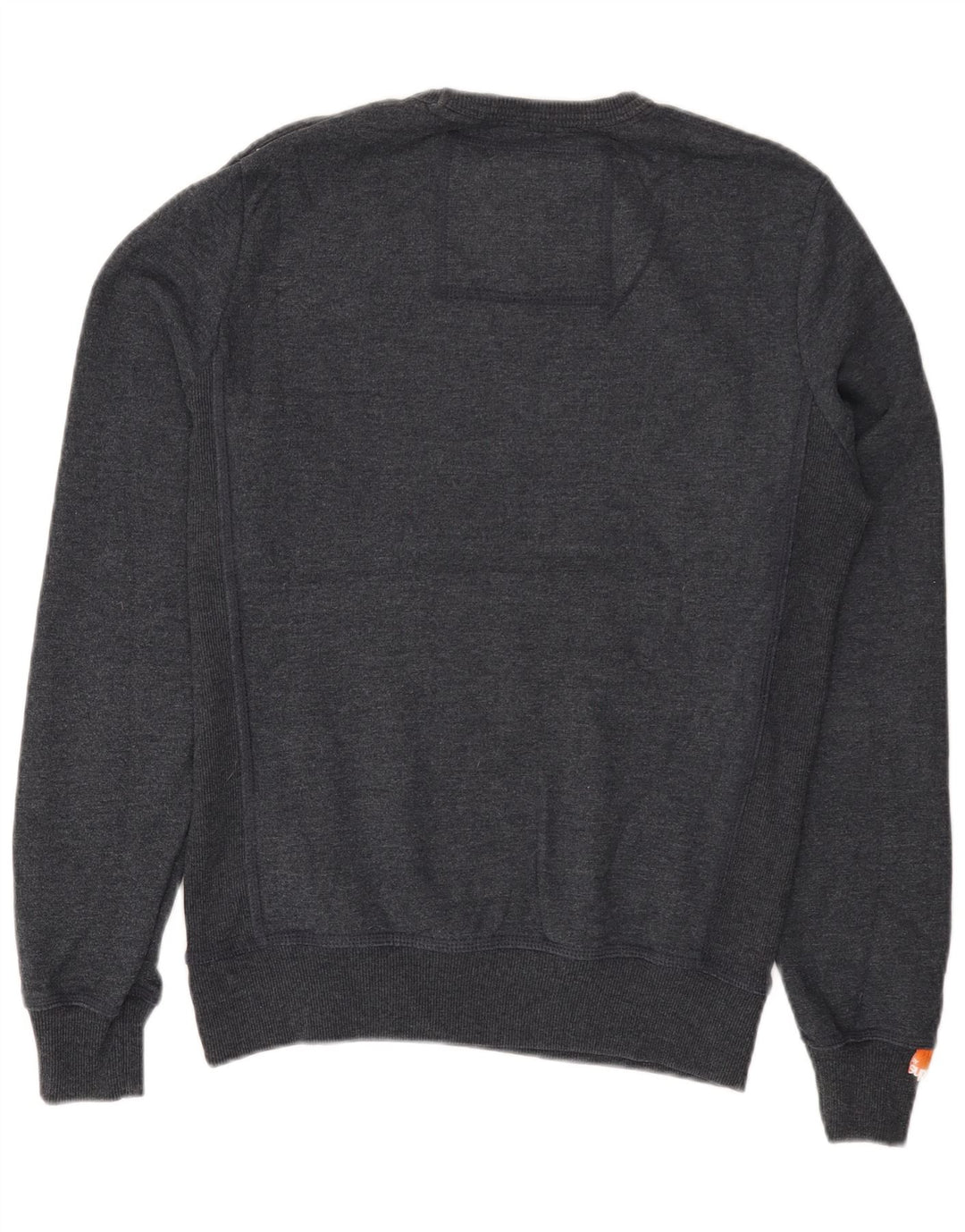 SUPERDRY Hombre Sudadera Jumper Medium Azul Marino Algodón