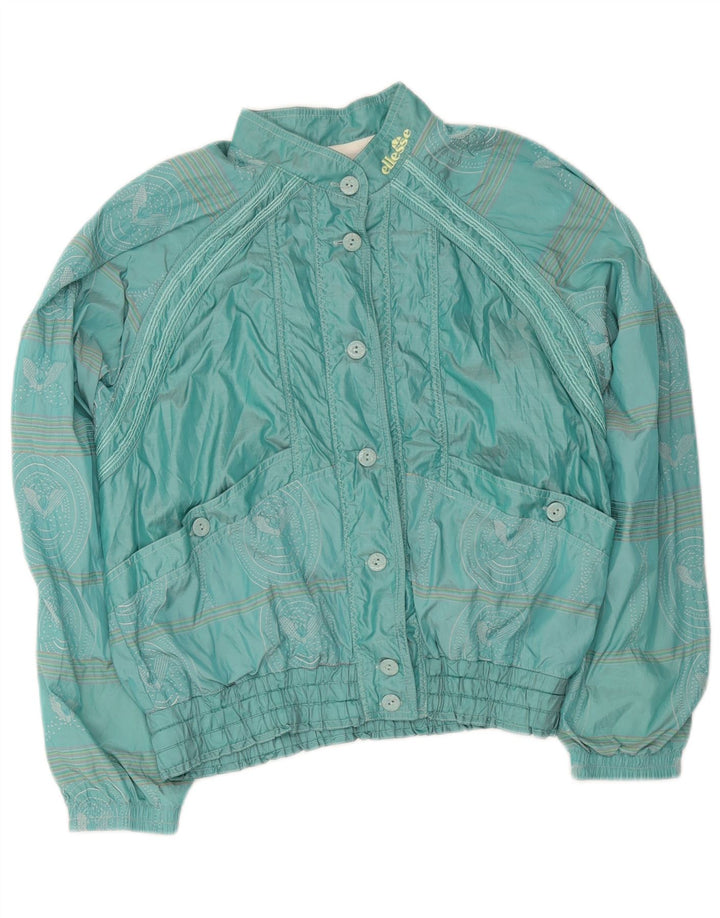 Chaqueta superior de chándal para mujer Ellesse IT 44 Algodón paisley verde medio