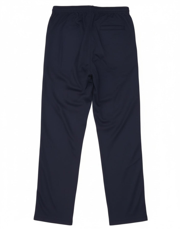 Asics Pantalón De Chándal Para Hombre Grande Azul Marino Colorblock Poliéster