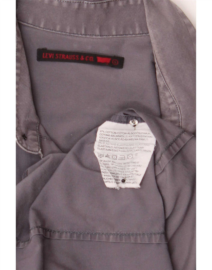 Camisa Levi's Hombre Pequeña Algodón Gris