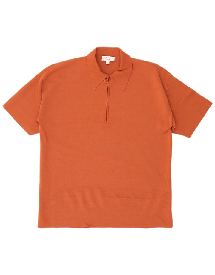 Cos Polo Hombre Viscosa Naranja Pequeño